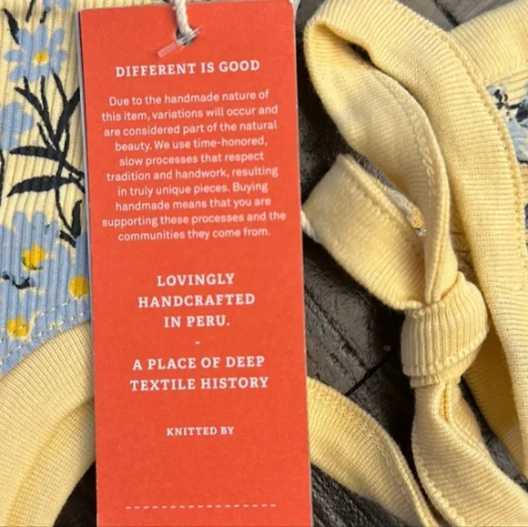 Misha & Puff Set Buttercup Daisy yellow/blue floral Newborn - Picture 5 of 6